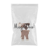 Maxbell Dog Chew Toy Interative Tug Toy for Aggressive Chewer Training Playing Brown