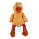 Maxbell Animal Shape Corduroy Pet Toy Dog Puppy Chewing Biting Toy Duck