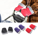 Maxbell Baby Pushchair Hand Gloves Warm Comfort Anti-Freeze Pram Hand Gloves Black