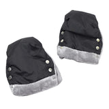 Maxbell Baby Pushchair Hand Gloves Warm Comfort Anti-Freeze Pram Hand Gloves Black