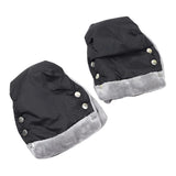 Maxbell Baby Pushchair Hand Gloves Warm Comfort Anti-Freeze Pram Hand Gloves Black