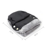 Maxbell Baby Pushchair Hand Gloves Warm Comfort Anti-Freeze Pram Hand Gloves Black