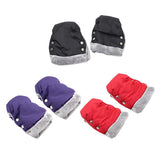 Maxbell Baby Pushchair Hand Gloves Warm Comfort Anti-Freeze Pram Hand Gloves Black