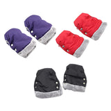 Maxbell Baby Pushchair Hand Gloves Warm Comfort Anti-Freeze Pram Hand Gloves Black
