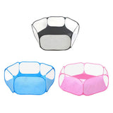 Maxbell Foldable Play Pen Cage Hamster Rabbit Guinea Pig Gerbil Indoor/Outdoor Pink