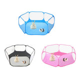 Maxbell Foldable Play Pen Cage Hamster Rabbit Guinea Pig Gerbil Indoor/Outdoor Pink