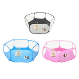 Maxbell Foldable Play Pen Cage Hamster Rabbit Guinea Pig Gerbil Indoor/Outdoor Pink