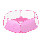 Maxbell Foldable Play Pen Cage Hamster Rabbit Guinea Pig Gerbil Indoor/Outdoor Pink