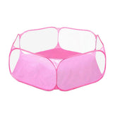 Maxbell Foldable Play Pen Cage Hamster Rabbit Guinea Pig Gerbil Indoor/Outdoor Pink