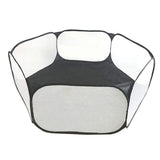 Maxbell Foldable Play Pen Cage Hamster Rabbit Guinea Pig Gerbil Indoor/Outdoor Black