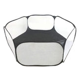Maxbell Foldable Play Pen Cage Hamster Rabbit Guinea Pig Gerbil Indoor/Outdoor Black