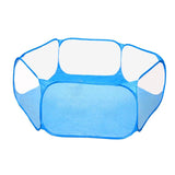 Maxbell Foldable Play Pen Cage Hamster Rabbit Guinea Pig Gerbil Indoor/Outdoor Blue