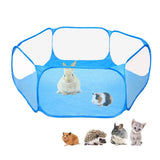 Maxbell Foldable Play Pen Cage Hamster Rabbit Guinea Pig Gerbil Indoor/Outdoor Blue