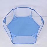 Maxbell Foldable Play Pen Cage Hamster Rabbit Guinea Pig Gerbil Indoor/Outdoor Blue