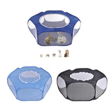 Maxbell Dog Hamster Rabbit Exercise Playpen Fence Cage Exercise Tent Toys Sky Blue