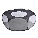 Maxbell Dog Hamster Rabbit Exercise Playpen Fence Cage Exercise Tent Toys Black