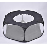 Maxbell Dog Hamster Rabbit Exercise Playpen Fence Cage Exercise Tent Toys Black