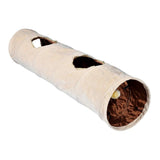 Maxbell Cat Tunnel Crinkle Tent with Ball Collapsible Interactive Pet Hiding Toy 50"
