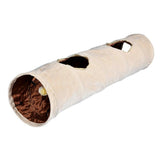 Maxbell Cat Tunnel Crinkle Tent with Ball Collapsible Interactive Pet Hiding Toy 50"