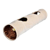Maxbell Cat Tunnel Crinkle Tent with Ball Collapsible Interactive Pet Hiding Toy 50"