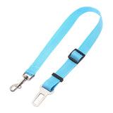 Maxbell Adjustable Pet Cat Dog Car Seat Belt Nylon Leash For Pet Dog Cat Sky Blue