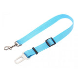 Maxbell Adjustable Pet Cat Dog Car Seat Belt Nylon Leash For Pet Dog Cat Sky Blue