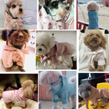 Maxbell Small Dog Winter Warm Clothes Clothing New Year Outfit Apparels Red-M