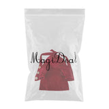 Maxbell Small Dog Winter Warm Clothes Clothing New Year Outfit Apparels Red-M