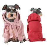 Maxbell Small Dog Winter Warm Clothes Clothing New Year Outfit Apparels Pink-XS