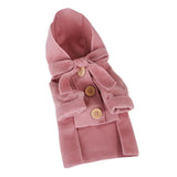 Maxbell Small Dog Winter Warm Clothes Clothing New Year Outfit Apparels Pink-XS