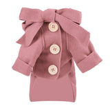 Maxbell Small Dog Winter Warm Clothes Clothing New Year Outfit Apparels Pink-XS
