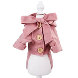Maxbell Small Dog Winter Warm Clothes Clothing New Year Outfit Apparels Pink-XS