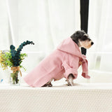 Maxbell Small Dog Winter Warm Clothes Clothing New Year Outfit Apparels Pink-XS