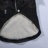 Maxbell Cute Small Dog Warm Coat Puppy Clothing New Year Outfit Apparels Black-M