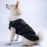 Maxbell Cute Small Dog Warm Coat Puppy Clothing New Year Outfit Apparels Black-M