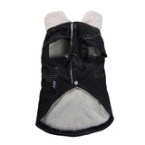 Maxbell Cute Small Dog Warm Coat Puppy Clothing New Year Outfit Apparels Black-L