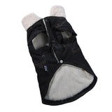 Maxbell Cute Small Dog Warm Coat Puppy Clothing New Year Outfit Apparels Black-L