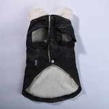 Maxbell Cute Small Dog Warm Coat Puppy Clothing New Year Outfit Apparels Black-L