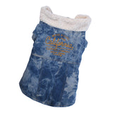 Maxbell Cute Small Dog Warm Coat Puppy Clothing New Year Outfit Apparels Blue-S