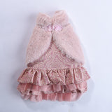 Maxbell Small Pet Cat Dogs Clothing Puppy Princess Costume   Pink M