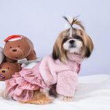 Maxbell Small Pet Cat Dogs Clothing Puppy Princess Costume   Pink M