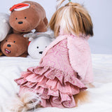 Maxbell Small Pet Cat Dogs Clothing Puppy Princess Costume   Pink M