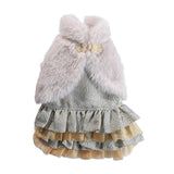 Maxbell Small Pet Cat Dogs Clothing Puppy Princess Costume   Green S