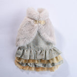 Maxbell Small Pet Cat Dogs Clothing Puppy Princess Costume   Back Length 25cm