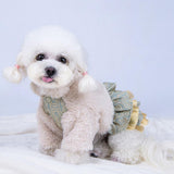 Maxbell Small Pet Cat Dogs Clothing Puppy Princess Costume   Back Length 25cm