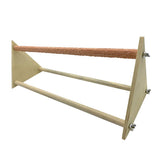 Maxbell Parrot Bird Wooden Perch Stand Bird Grinding Claws Rod For Birds Chicken