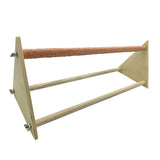 Maxbell Parrot Bird Wooden Perch Stand Bird Grinding Claws Rod For Birds Chicken