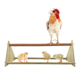 Maxbell Parrot Bird Wooden Perch Stand Bird Grinding Claws Rod For Birds Chicken