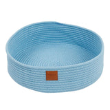 Maxbell Cat Sleeping Cozy Bed Cat Paw Scratcher Bed Nest House For Cat Kitten Blue