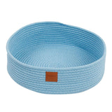 Maxbell Cat Sleeping Cozy Bed Cat Paw Scratcher Bed Nest House For Cat Kitten Blue